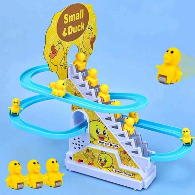  Electric Small Duck Climbing Stairs Toy