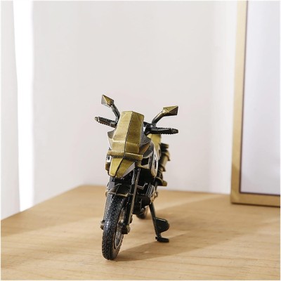 Vintage Metal Art Motor Simulation Bike Model Showpiece