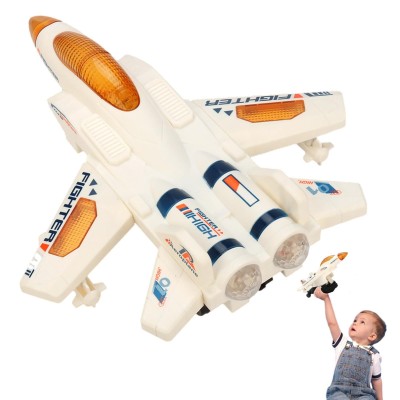 Airplane Toys for Toddlers | Electric Stunt Plane Rotating Toys | Educational Kids Airplane, Battery Operated, Interactive Infant Airplane Toy, Birthday Gift Yyds