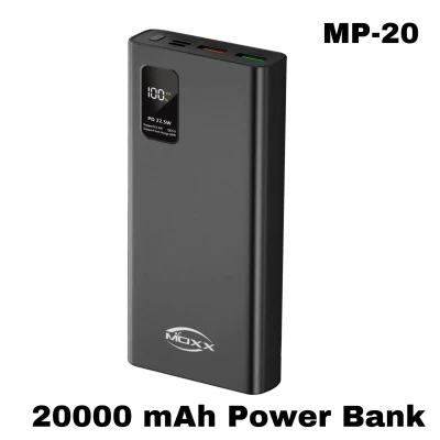 Moxx MP-PB20 Power Bank - 20000mAh - Black