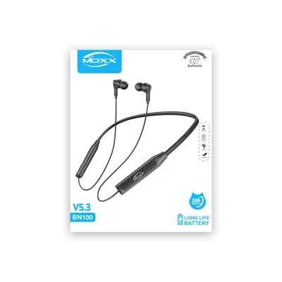 MOXX BN-100 wireless neckband 35hr Music Play BT 5.3