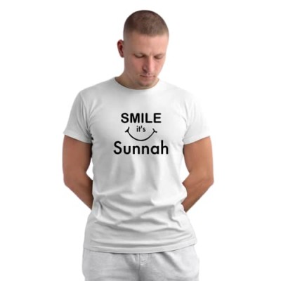 Islamic T-Shirt 'Smile It's Sunnah'