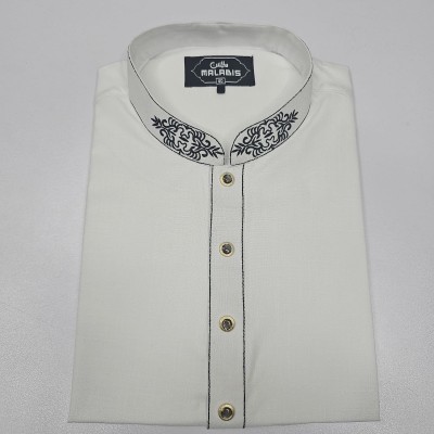 White Mens Cotton Panjabi