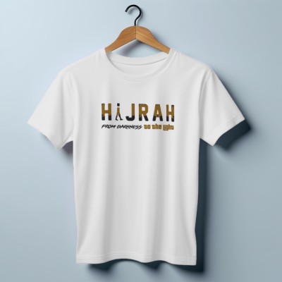 Jersey Fabrics HIJRAH from darkness to the Light T-shirt