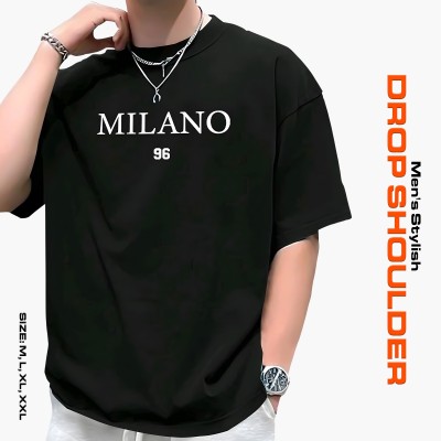 Men's Stylish Drop Shoulder- Milano Black