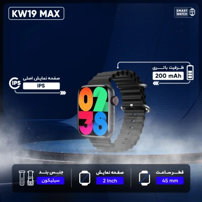 Ke­qiwear KW19 Max Multifunctional Smart Watch