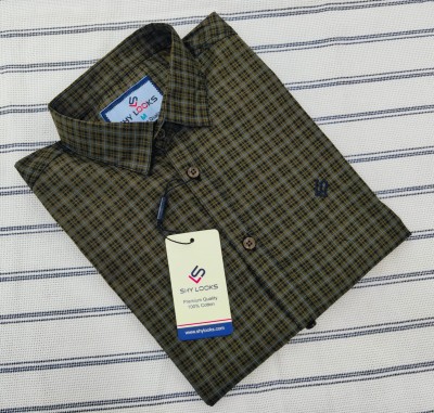 Cotton full Sleeve Check Shirt for Men's