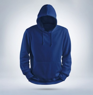 Solid Premium Hoodie for Men's [ Royal Blue ]