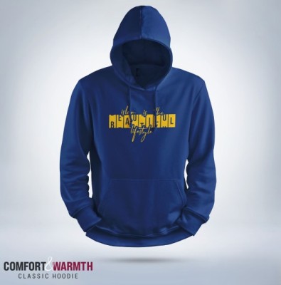 "Islam is the beautiful lifestyle" Islamic Hoodie (Royal Blue)