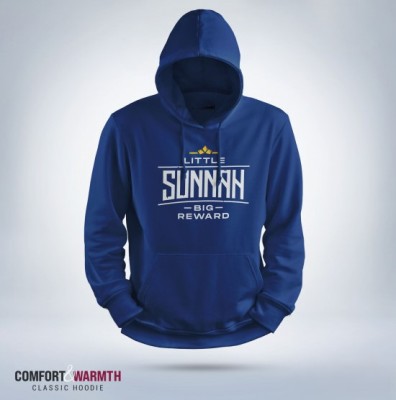 "Little Sunnah Big Reward" Islamic Hoodie (Royal Blue)