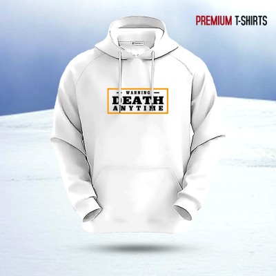 "Death Warning" Islamic Hoodie (White)