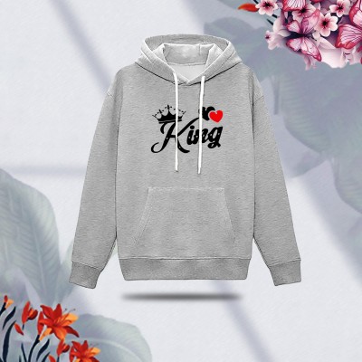 Premium Comfortable (King-Gray) Ladies winter hoodie