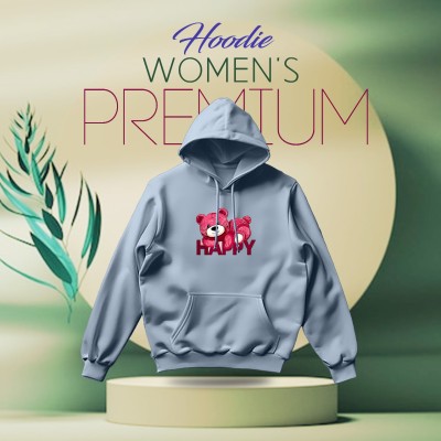 Premium Comfortable (Happy-Sky) Ladies winter hoodie