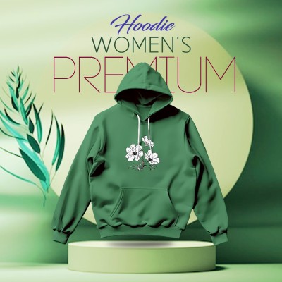 Premium Comfortable (Joba-Green) Ladies winter hoodie