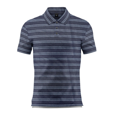 Men's Export Texture Polo Shirt- Deep