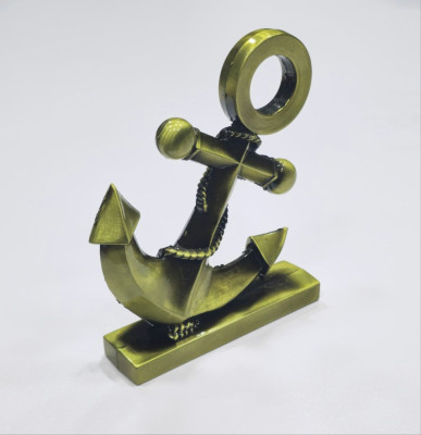 Metal Alloy Ship Anchor Decoration