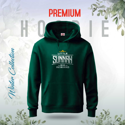 Little Sunnah Big Rewards Islamic Hoodie (Sea Green)