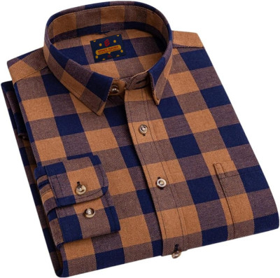 Men's  long sleeve check shirt