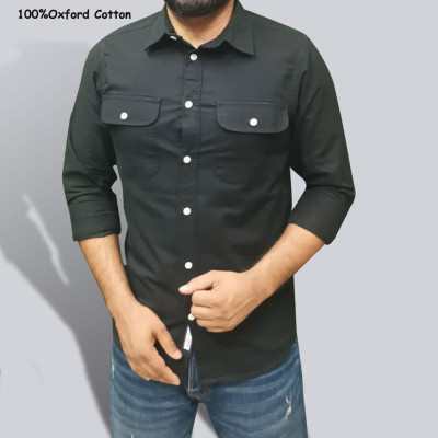 Fashionable casual shirt for men(black)