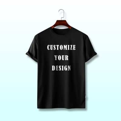 Customize (Cotton) T-shirt (you can add any text, pic, logo etc)