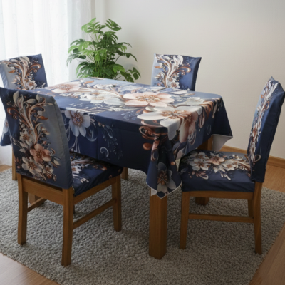 China Premium 3D Print Table Cloth Set