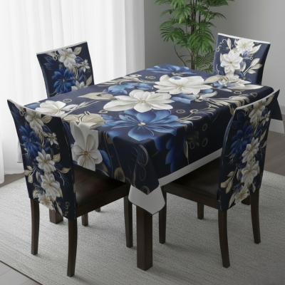 China Premium 3D Print Table Cloth Set