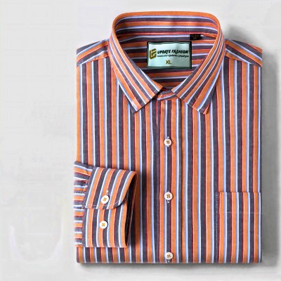 Mens long sleeve Strip shirt