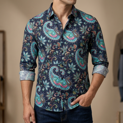 Pure Cotton full Sleeve Shirt for Men's