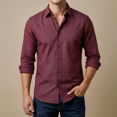 Pure Cotton full Sleeve Shirt for Men's