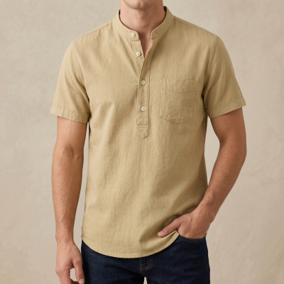 kaizar cotton  Half sleeves katua For Men's