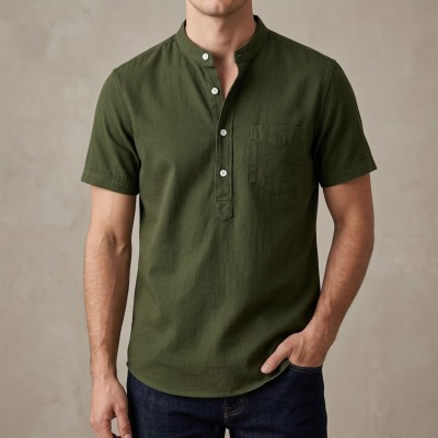 kaizar cotton  Half sleeves katua For Men's