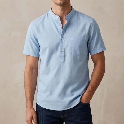kaizar cotton  Half sleeves katua For Men's