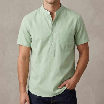 kaizar cotton  Half sleeves katua For Men's