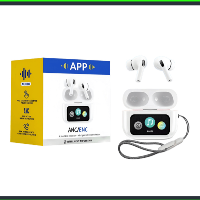 A9 Pro App Supported ANC/ENC Display Touch Control Earbuds