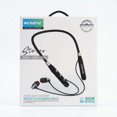 Regrsi RE-NY032 Wireless Bluetooth Neckband | Lightweight Sports Earphones with 8 Hours Playtime, Clear Sound & Fast Charging