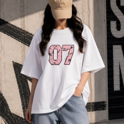 Premium Drop Shoulder T-Shirt for Women |Trendy Print Oversized Tee | Summer Friendly