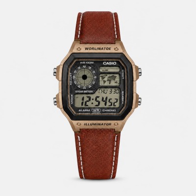 CASIO ILLUMINATOR LEATHER STRAP PREMIUM WATCH
