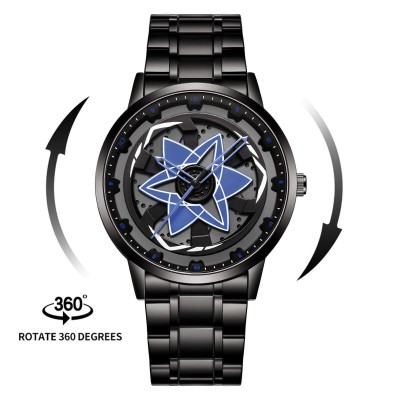 Wheel Rim Rotating Watch
