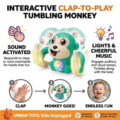 Dancing Monkey Musical Toy for Kids