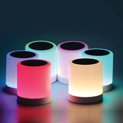 Touch Lamp Portable Bluetooth Speaker with Smart Colour Changing Touch Mode Night Lamp