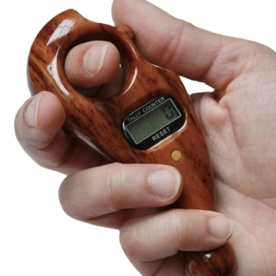 Electronic Digital Tasbeeh Tally Counter – Handheld Plastic Clicker Counter with Reset Button, Battery-Operated Portable Finger & Hand Counter for Zikr, Meditation, Prayer & Daily Counting