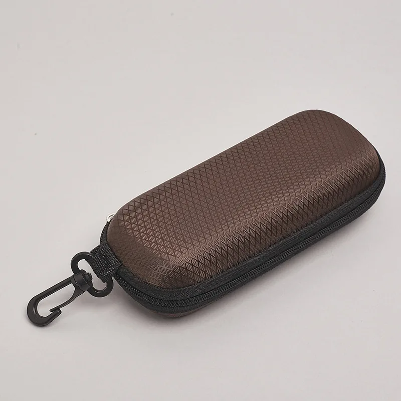 Portable Zipper Eyeglass Case with Lanyard – Soft Cloth Hard Shell Protective Sunglasses Box & Pouch for Men and Women