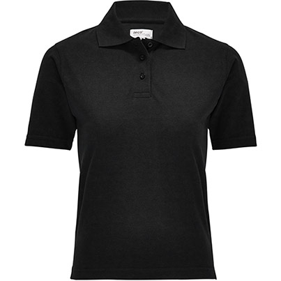 Cotton Half Sleeve Polo Shirt For Men – Black