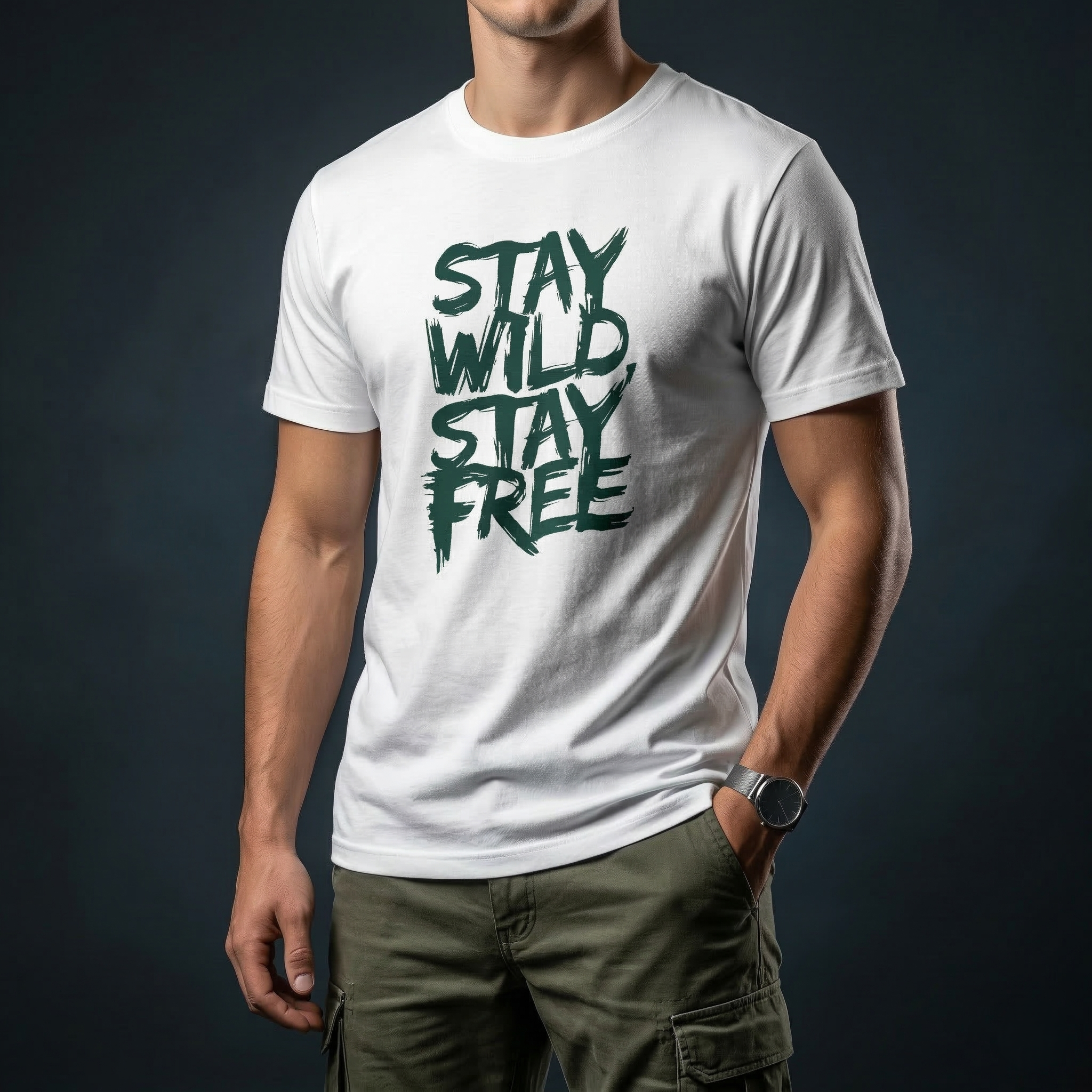 Unique Design Cotton T-Shirt