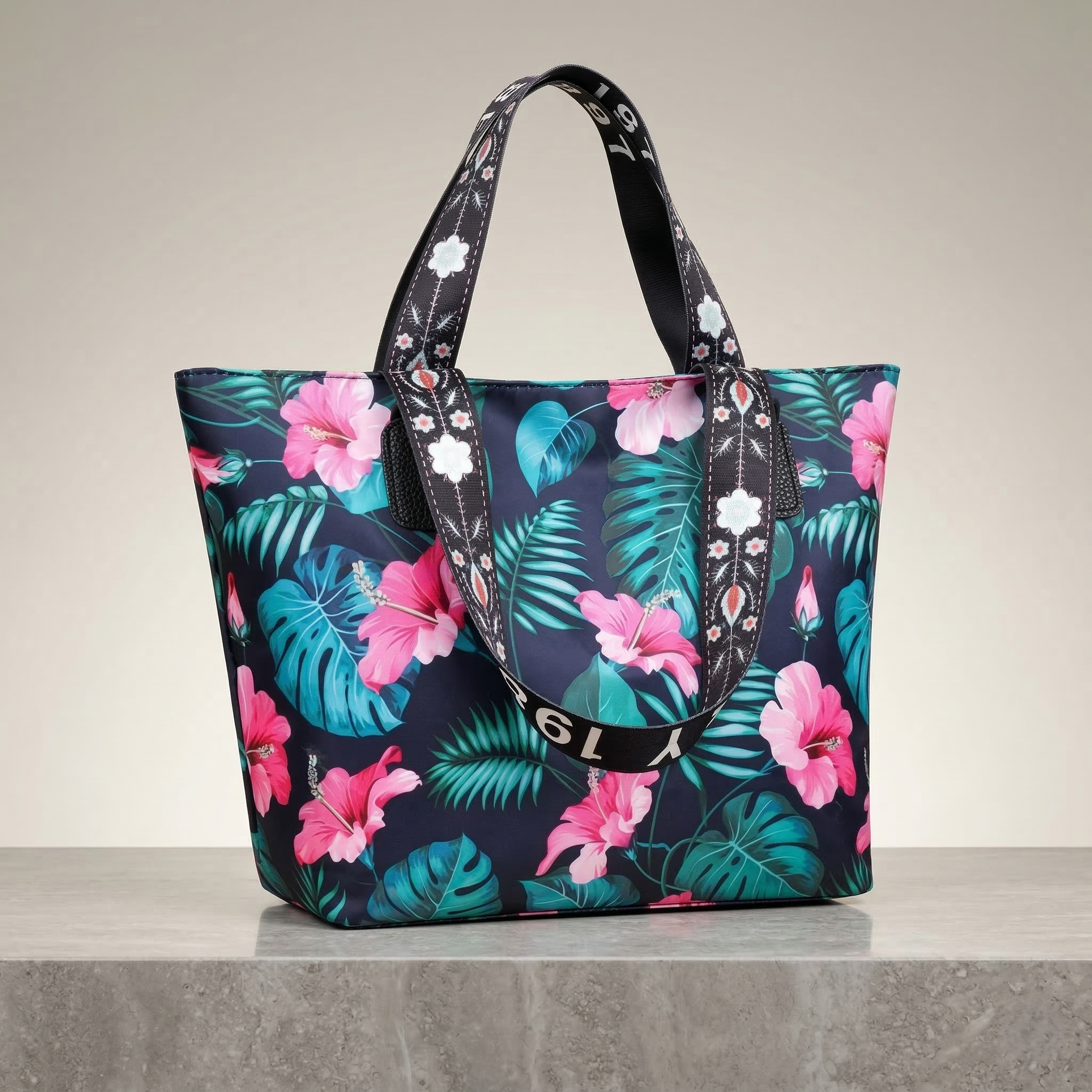 Trendy Ladies Oxford Cloth Handbag (Multi-Color) – Waterproof Casual Women's Tote & Shoulder Bag with Secure Zipper Opening & Spacious 11x16 Inch Capacity