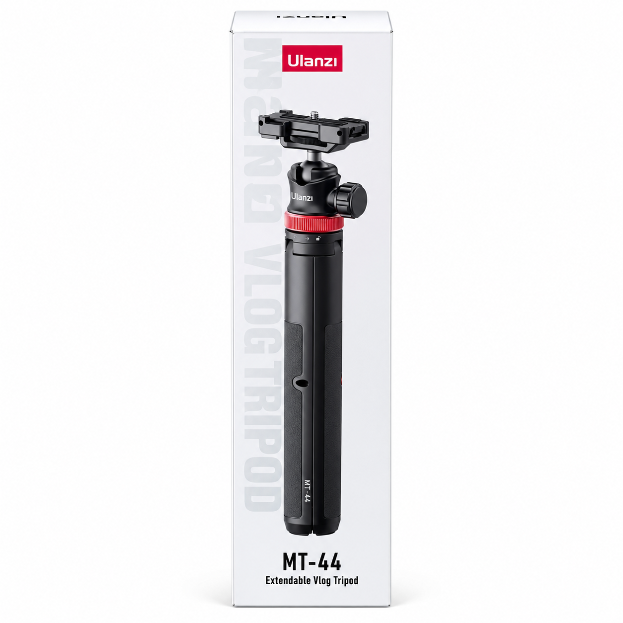 Ulanzi MT-44 Extendable Vlog Tripod & Selfie Stick – 2-in-1 Professional Monopod with 360° Ball Head, Cold Shoe Mount, 1/4" Screw & Phone Holder for Smartphones & Cameras