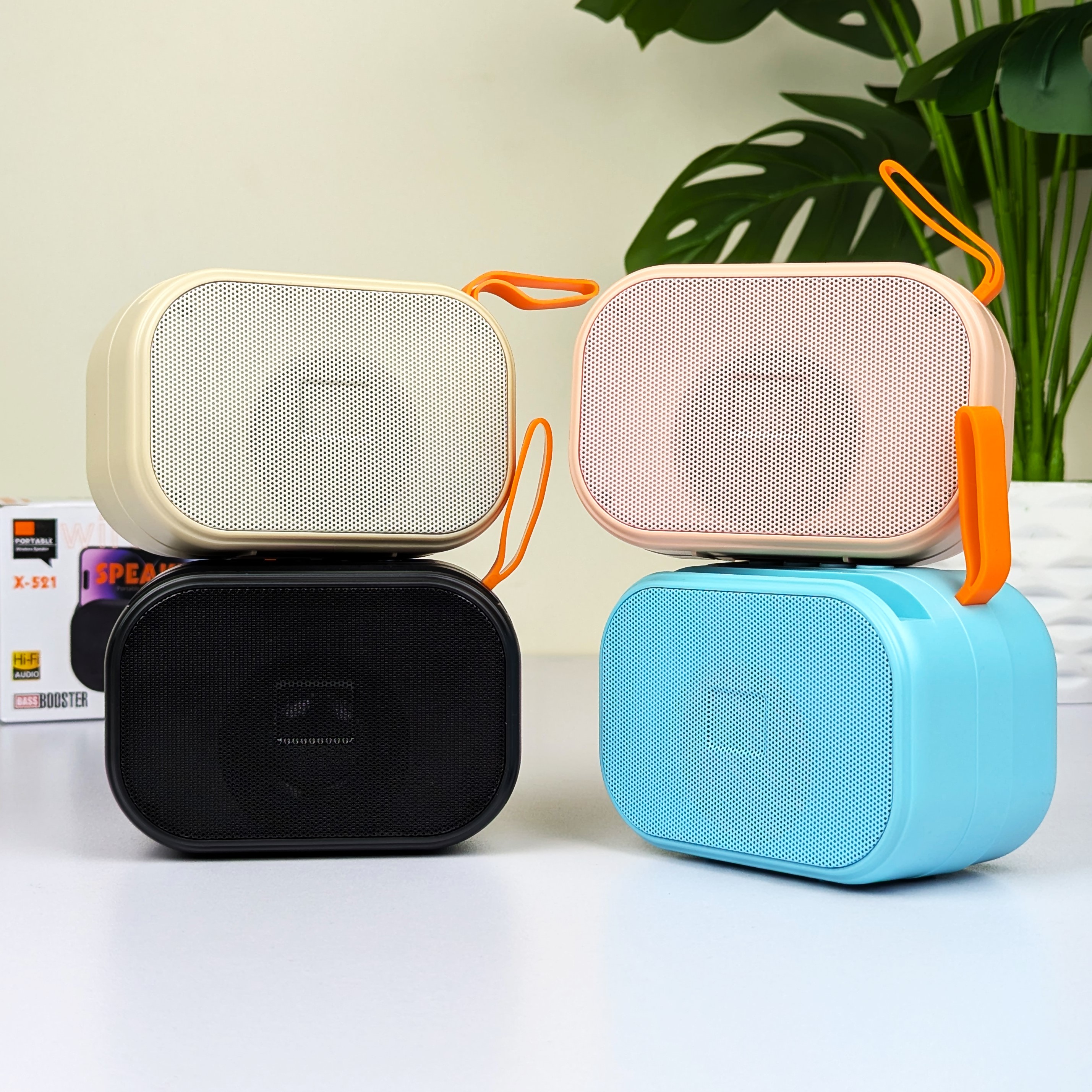 X-521 Bluetooth, USB, SD Card & FM Radio Supported Hi-Fi Audio Extra Bass Speaker