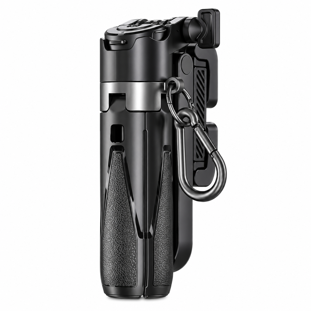 P15 Mini 3-in-1 Selfie Stick Tripod – Pocket-Sized Foldable Monopod with 4-Leg Quadripod Stand, 360° Rotation & Detachable Bluetooth Remote