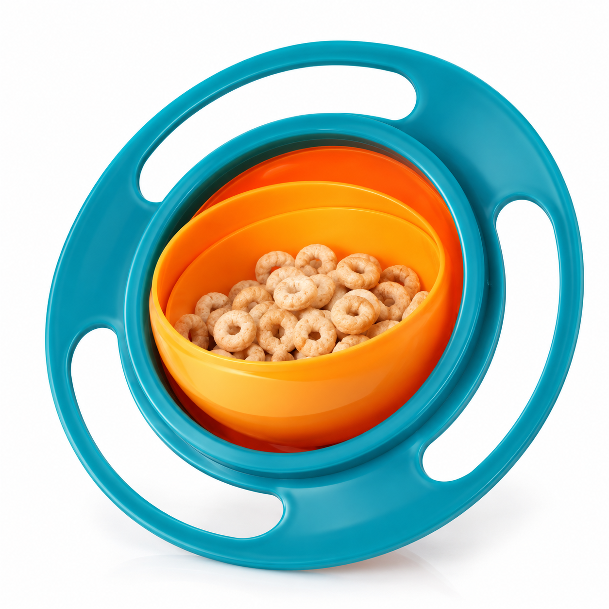 Magic Gyro Bowl 360-Degree Rotating Spill-Proof Baby Bowl – Universal Balance Anti-Spill UFO Bowl with Food-Grade BPA-Free PP Plastic, Easy to Clean Interactive Toddler Feeding Bowl