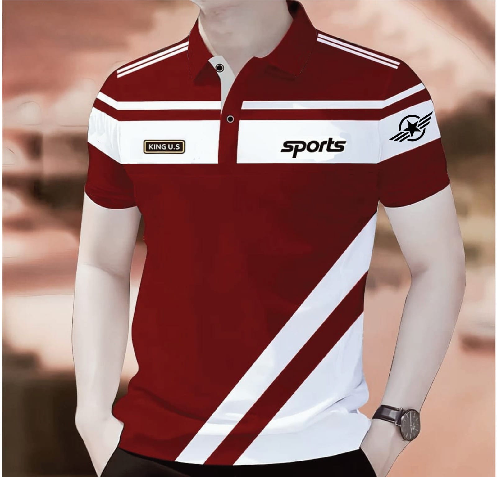 Cotton Polo Shirt For Men's